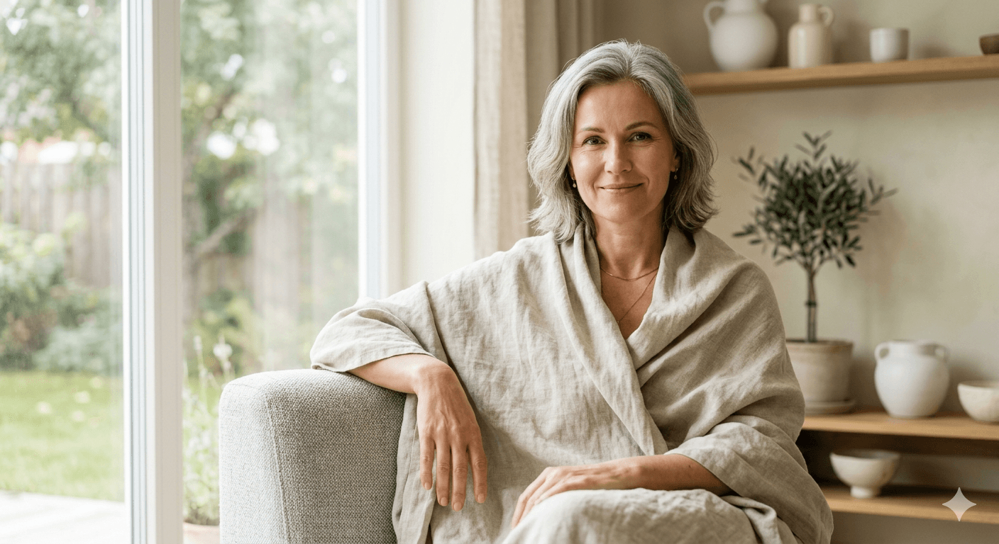 Moteris menopauzės etape — ilius ramybė, savivoka